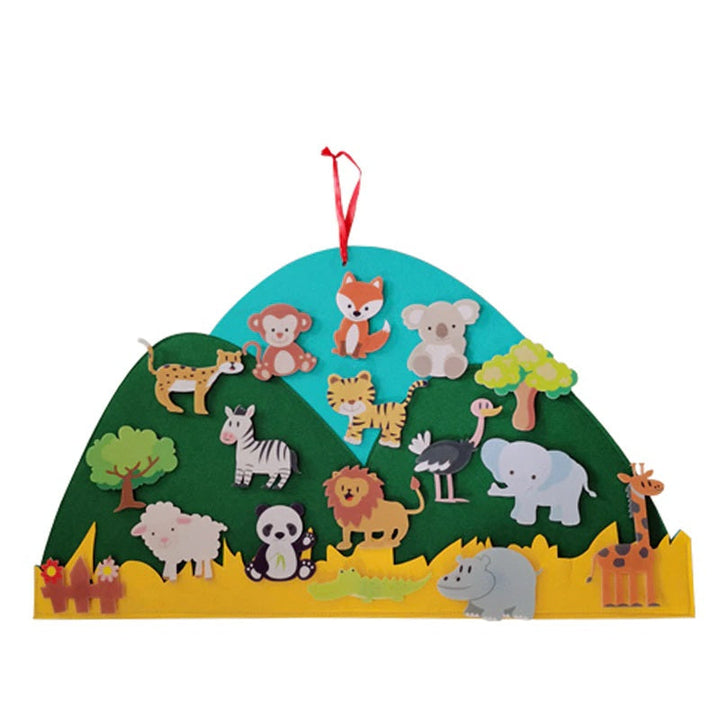 DIY filtbræt til børn - AnimalAdventure
