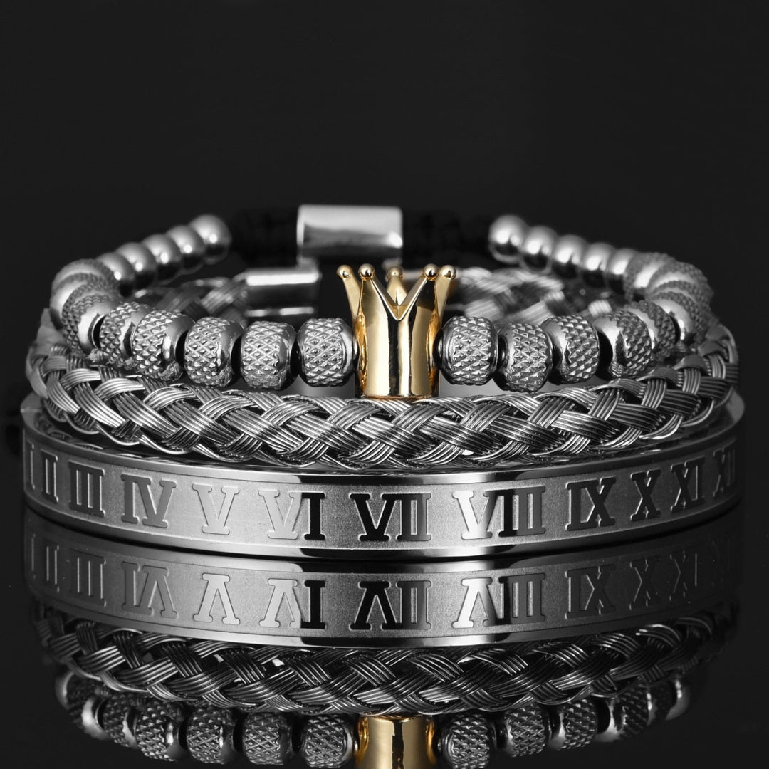 Luxe herrearmbåndsett – Julius