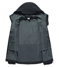 Men's Tactical Waterproof Windproof Softshell Jacket with Hood - Kai