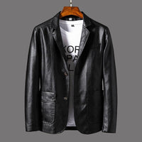 Men's Leather Blazer – Leonardo