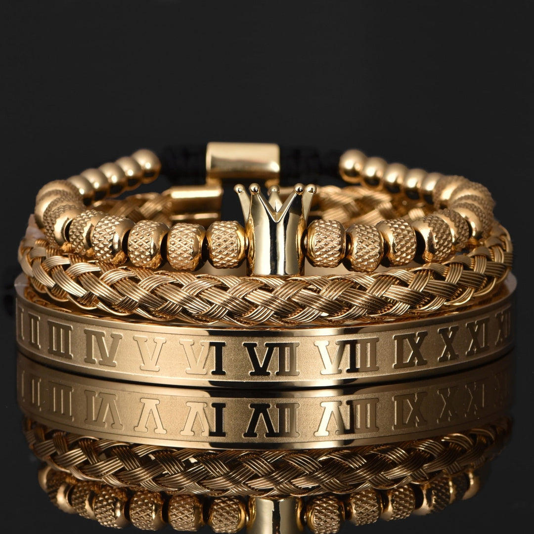 Luxe herrearmbåndsett – Julius