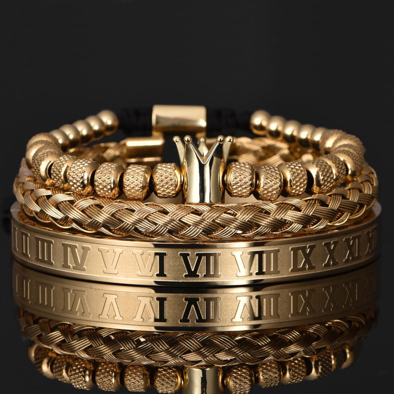 Luxe herrearmbåndsett – Julius