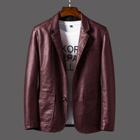 Men's Leather Blazer – Leonardo