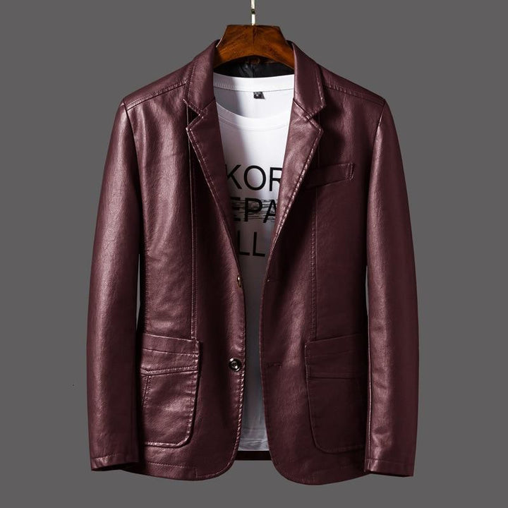 Men's Leather Blazer – Leonardo