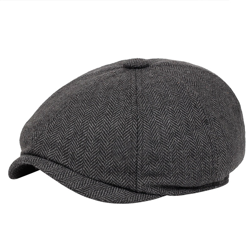 Classic Vintage-Style Flat Cap – Arthur