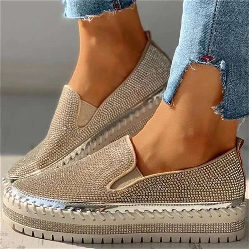 Sparkling Women's Loafers with Comfort Sole – Teyla