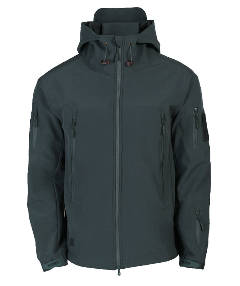 Men's Softshell Jacket with Hood - Titan