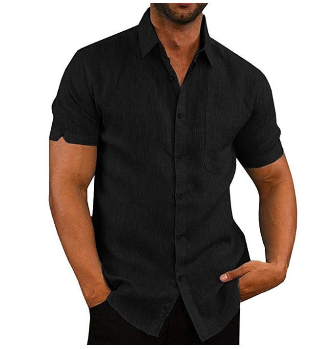 Comfortable & Stylish Breathable Men's Polo Shirt with Button Placket – Narek