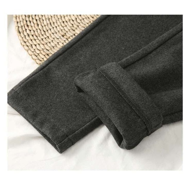 Women's Wool Harem Pants for Autumn & Winter – Amara