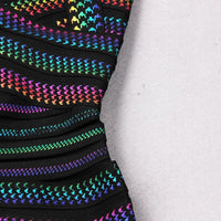 Vestido minifalda bodycon a rayas de moda para mujer – Liana