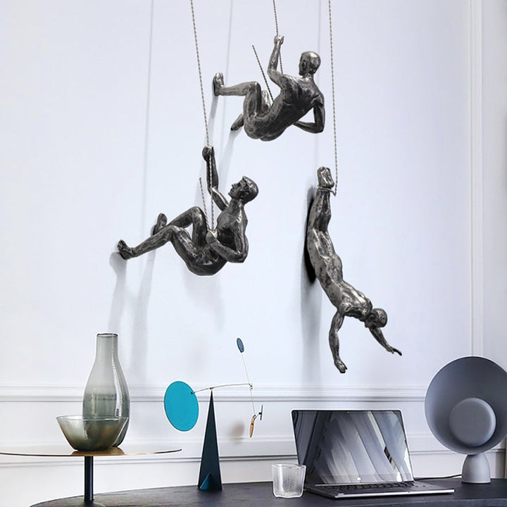 Mountaineer Wall Sculpture – PeakFigures