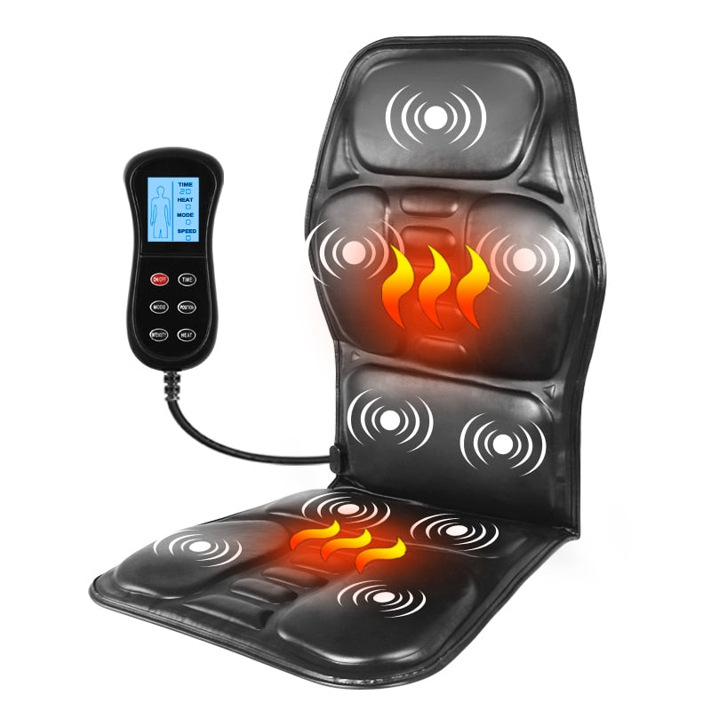 Almohadilla de masaje eléctrico para la espalda con calor - RelaxCushion