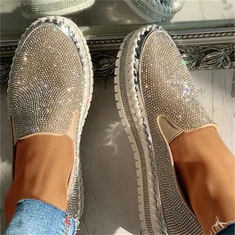Sparkling Women's Loafers with Comfort Sole – Teyla