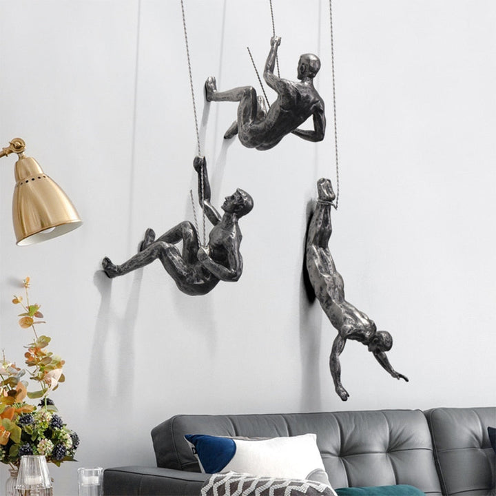 Mountaineer Wall Sculpture – PeakFigures