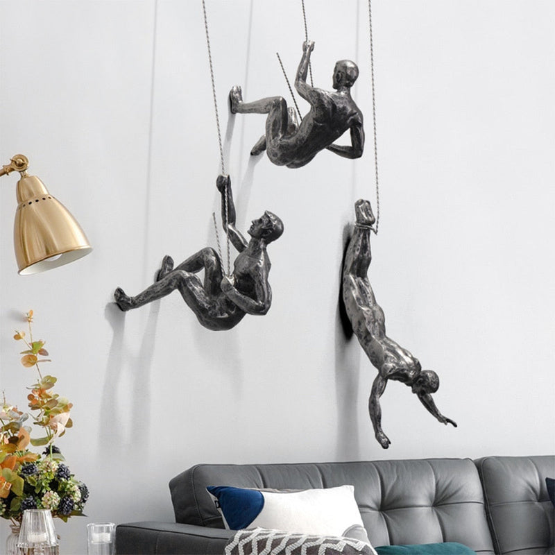 Mountaineer Wall Sculpture – PeakFigures