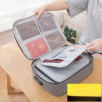 Lockable Waterproof Document Storage Box – Buy 1, Get 1 FREE Multi-layer Travel Case