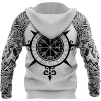 Viking Hoodie with Rune and Warrior Motifs – Eirik