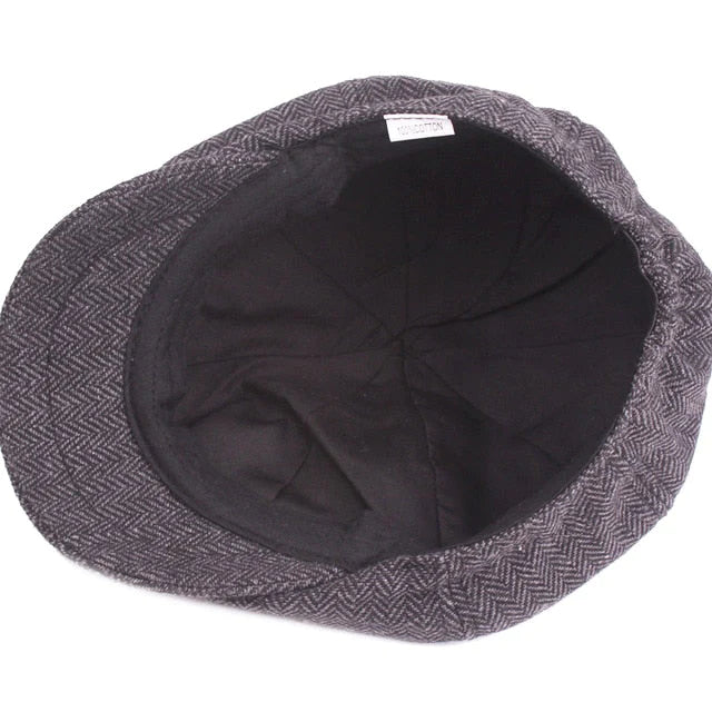 Classic Vintage-Style Flat Cap – Arthur