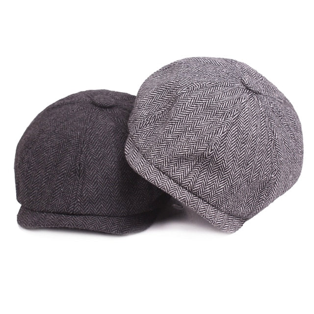 Classic Vintage-Style Flat Cap – Arthur