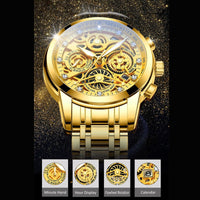 Skeleton men's wristwatch – Eclipse