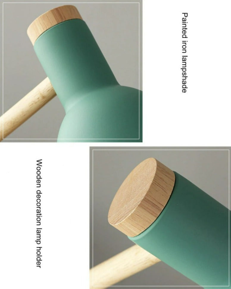 Wooden Scandinavian Table Lamp - LumiNord