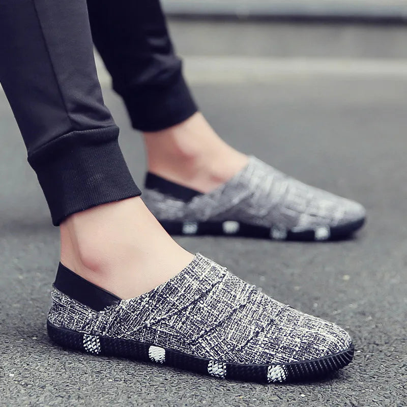 Light & Stylish Canvas Espadrilles with Hemp Sole for Men – Elias