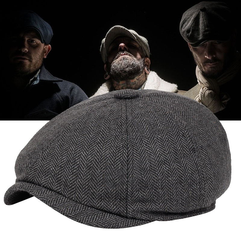 Classic Vintage-Style Flat Cap – Arthur