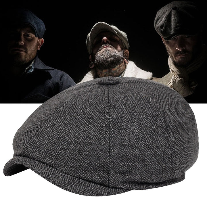 Classic Vintage-Style Flat Cap – Arthur