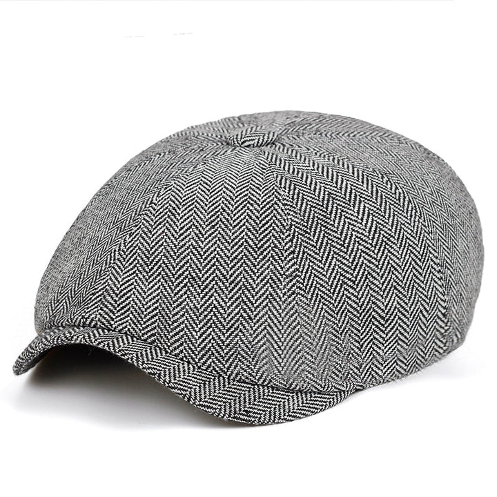 Classic Vintage-Style Flat Cap – Arthur