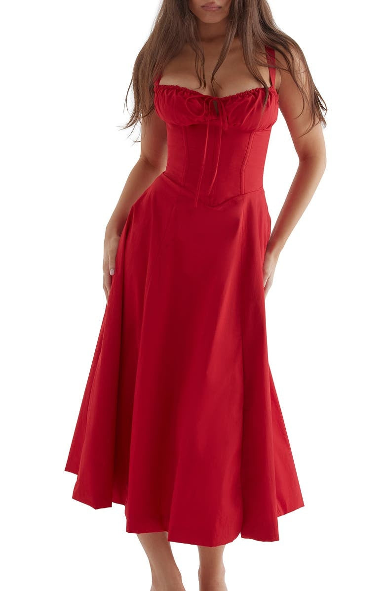 Büstier Sommerkleid mit Taillenkorrektor - Isabella