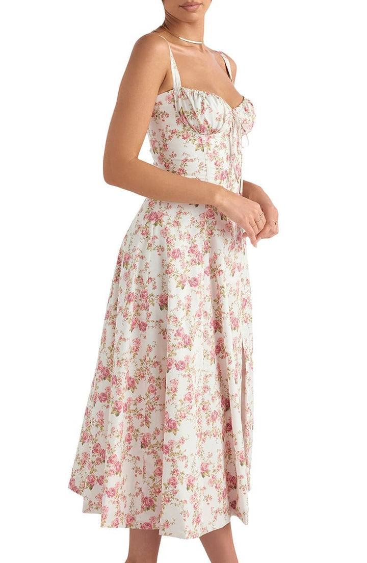 Büstier Sommerkleid mit Taillenkorrektor - Isabella