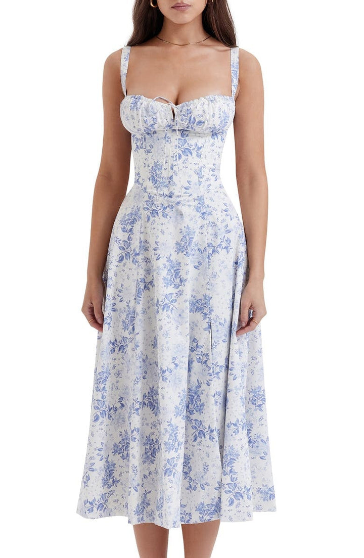 Büstier Sommerkleid mit Taillenkorrektor - Isabella