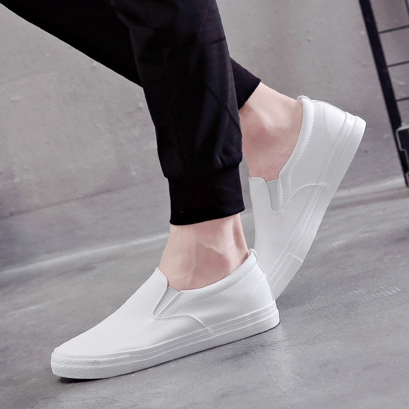 Herren-Slip-on-Ledersneaker – Jonas