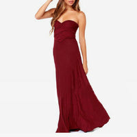 Lang kjole med forskellige stilarter til forskellige looks - Eva