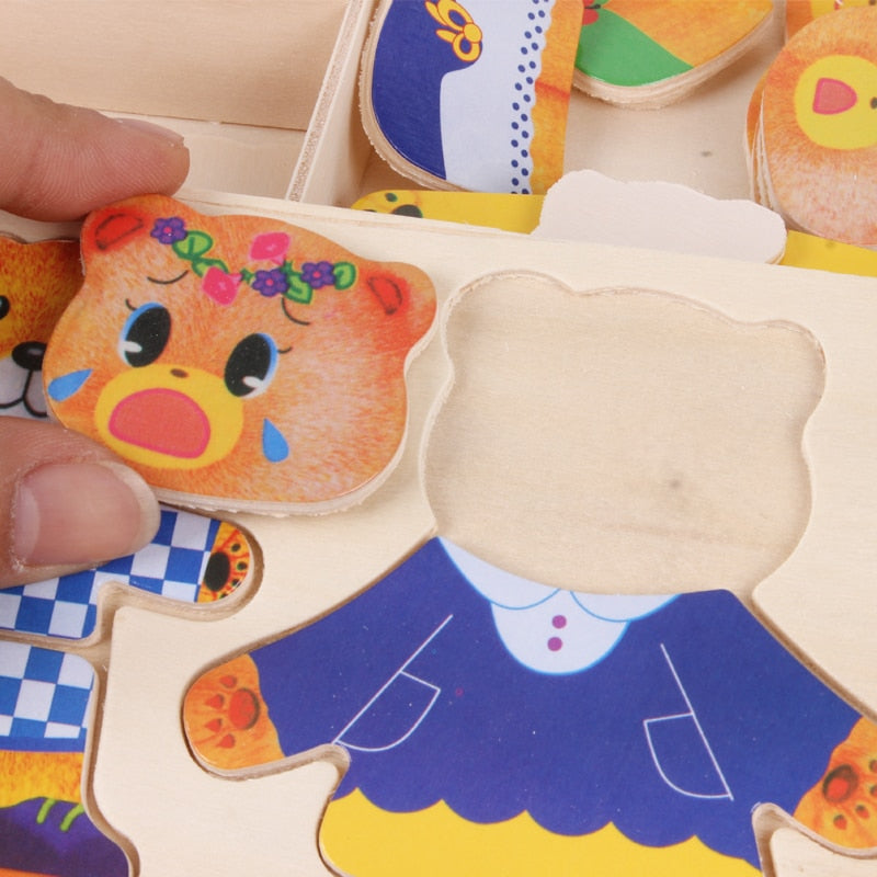 Juego de mesa de cubos de madera - RekenRijk