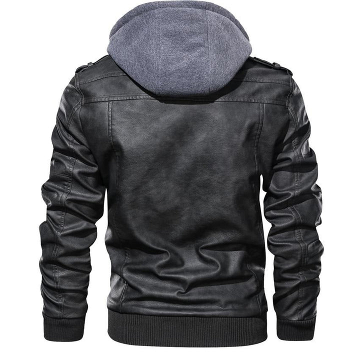 Men's Motorcycle Jacket Made of Faux Leather – Dane