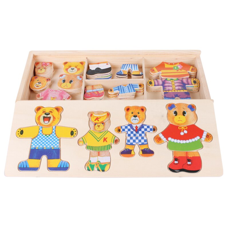 Juego de mesa de cubos de madera - RekenRijk