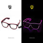 Leuchtende Neonbrille - LumaGlow