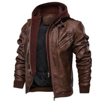 Men's Motorcycle Jacket Made of Faux Leather – Dane