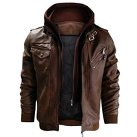 Men's Motorcycle Jacket Made of Faux Leather – Dane