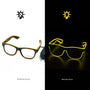 Leuchtende Neonbrille - LumaGlow