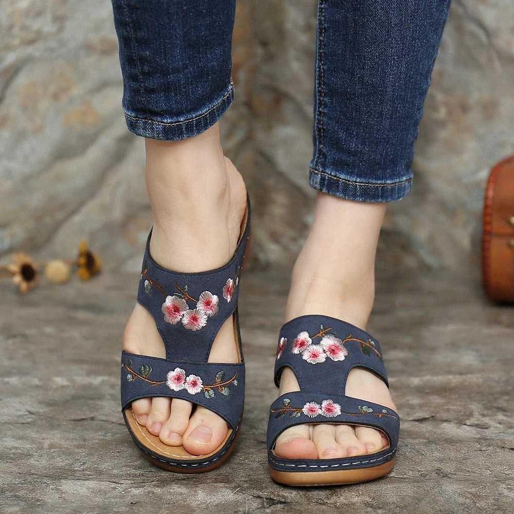 Orthopedic Flower Sandals for Women – Florina