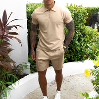 Trendy Two-Piece Men's Summer Suit – Lucian