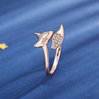 Rose Silver Fox Ring - Finn (1+1 FREE)