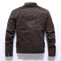 Men's biker jacket with stand-up collar – Rafael autumn edition