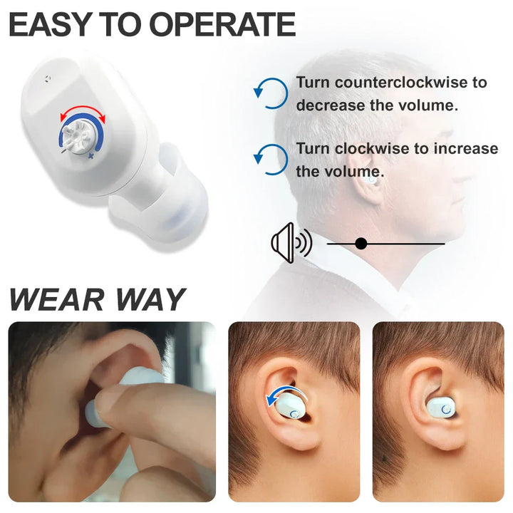 Mini In-Ear Høreapparater – ClearMini 2025