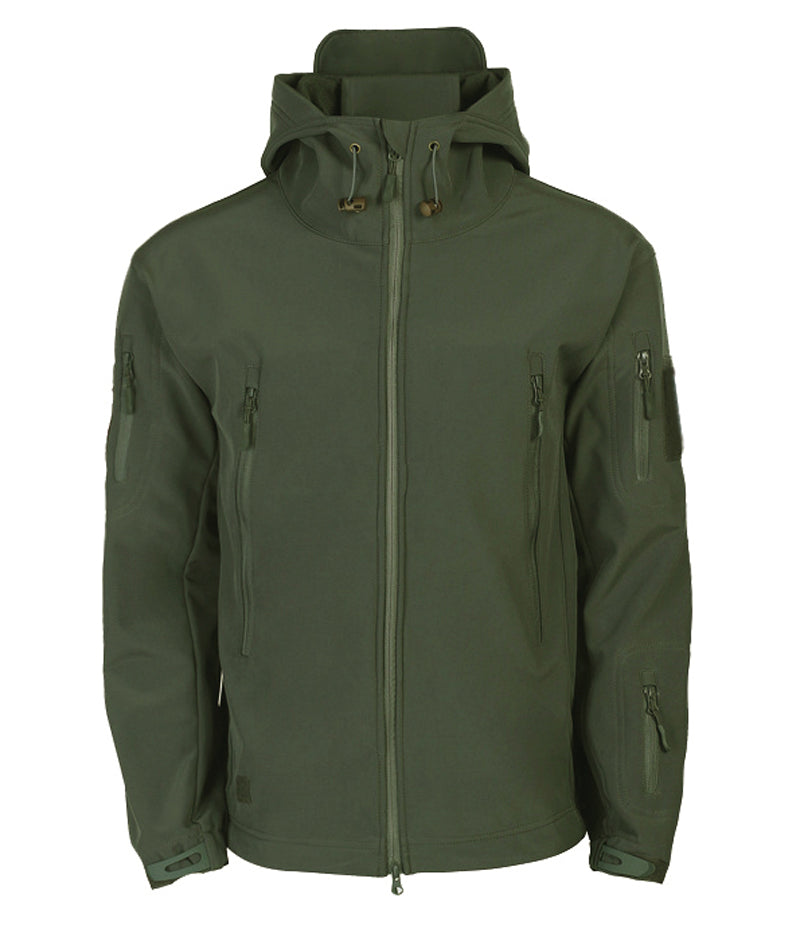 Men's Softshell Jacket with Hood - Titan