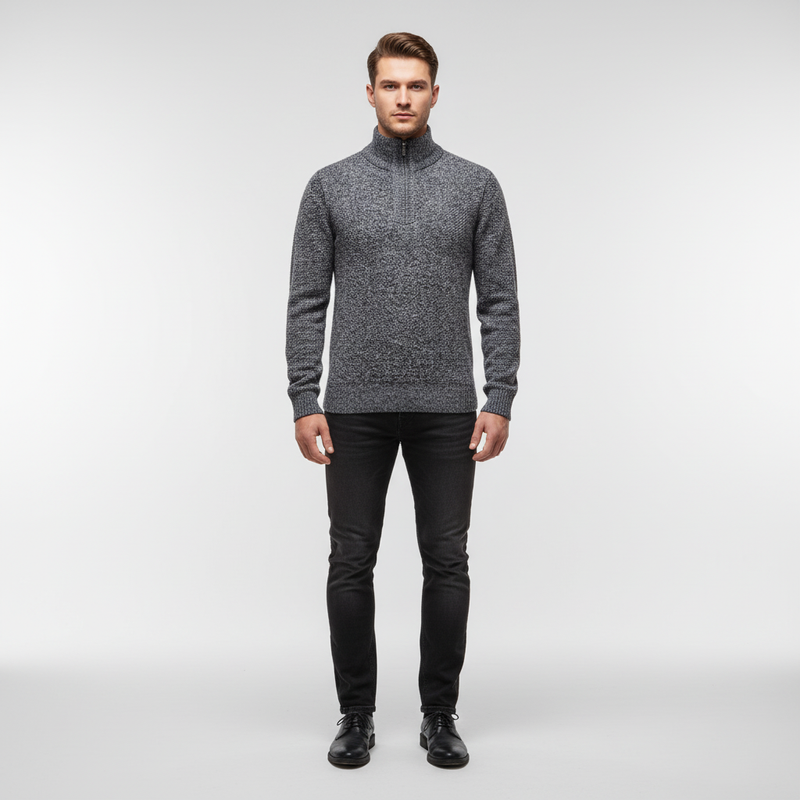 Halb-Zipper Pullover - Daniel