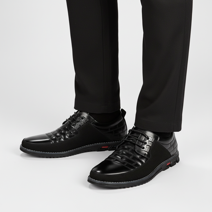 Halbschuh Aus Leder Mit Schnürung - Russell