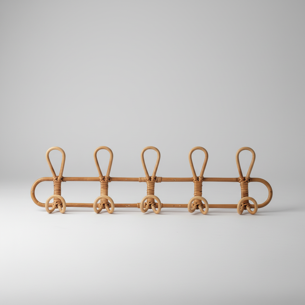 Handgewebter Rotan Wandhaken - RattanNook